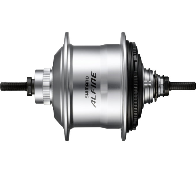 Shimano Alfine 11-Gang Getriebenabe SG-S7001-11 silber 36 Loch