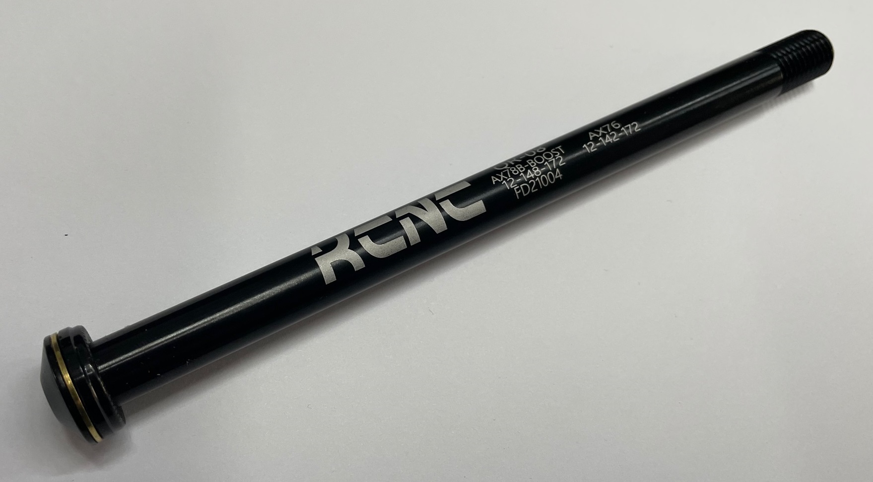 KCNC Steckachse 12mm x 1,5 Gewinde 120mm schwarz