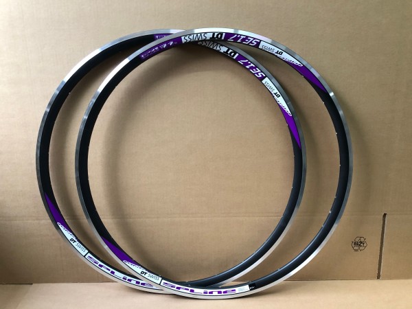 DT Swiss SE 1.7 Road Felgenpaar schwarz/lila 20/24L