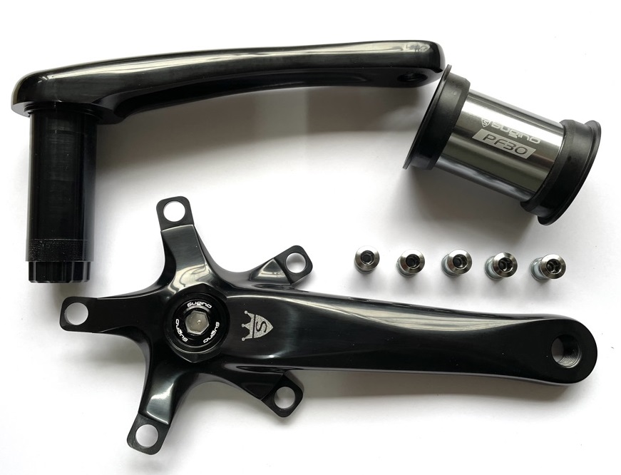 Sugino EXP-601D Kurbel 170mm schwarz inkl. BB PF30