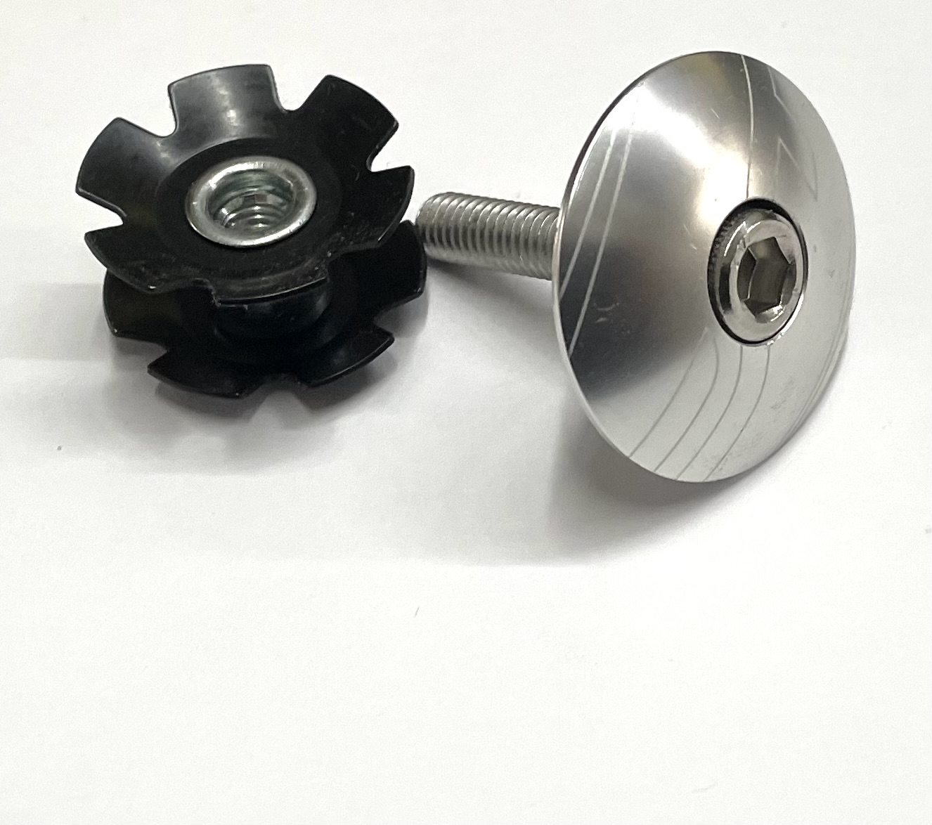 Contec Aheadkappe silber 1 1/8" mit Kralle