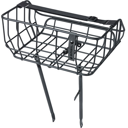 Basil Portland Vorderradgepäckträger schwarz matt