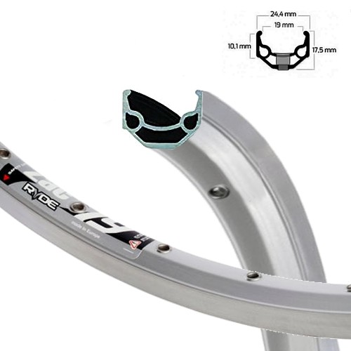 Ryde Zac 19 28" 36 Loch silber