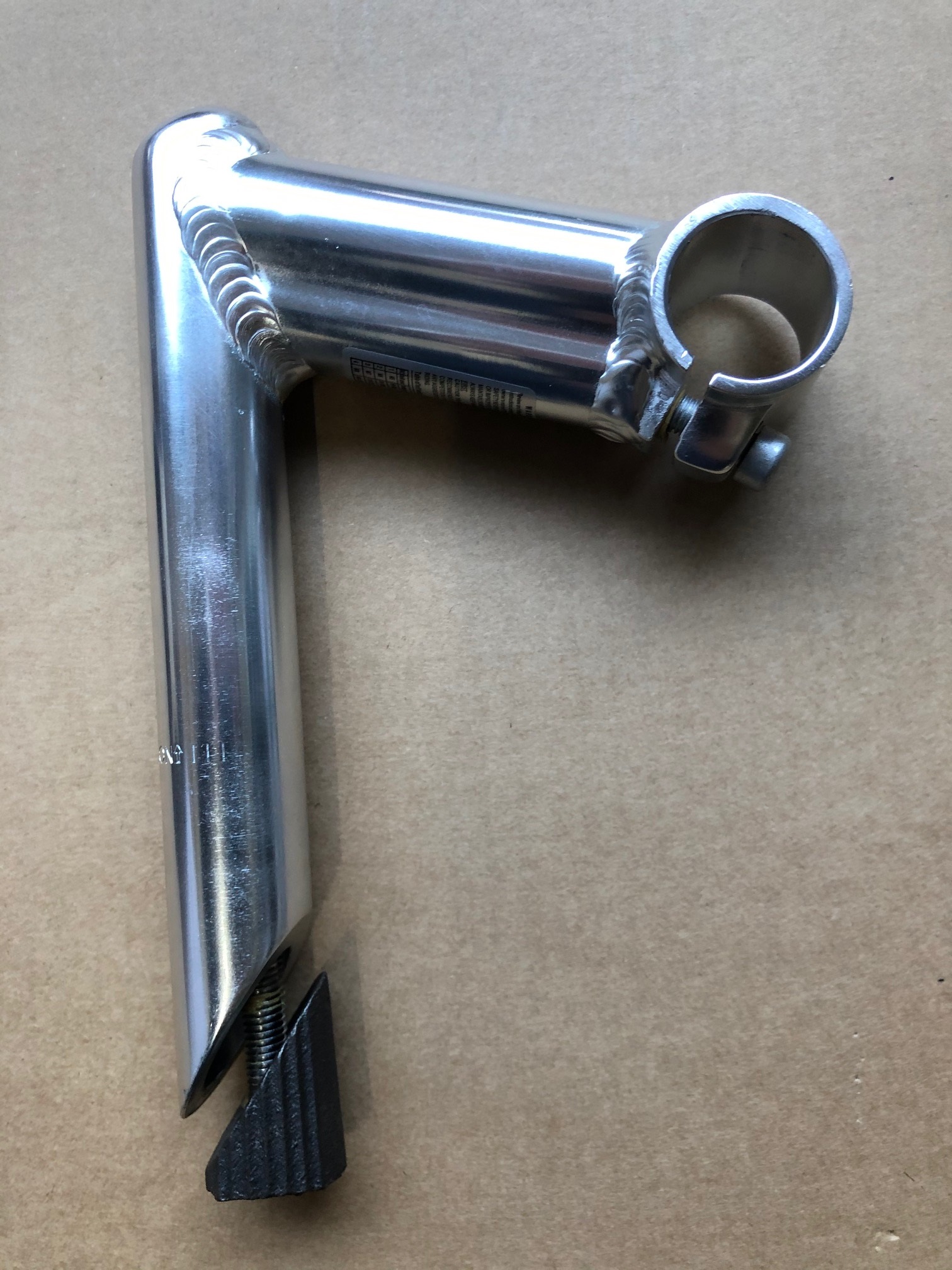 Kalloy Race Steckvorbau 1 1/8" 25,4/100mm silber