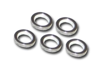 CNC Distanzscheibenset für 5 Kettenblattschrauben 2,7mm (Kettenblattspacer)