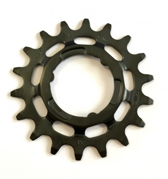 KMC E-Bike Ritzel für Shimano Getriebenaben 18 Zähne 1/8" (breit) schwarz