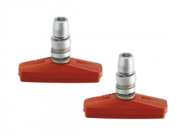 Kool Stop City Pads lachsrot