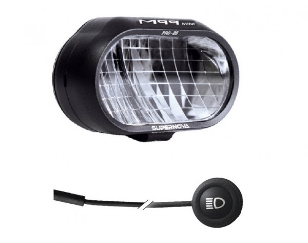 Supernova M99 Mini Pro-25 E-Bike Scheinwerfer mit Fernlicht