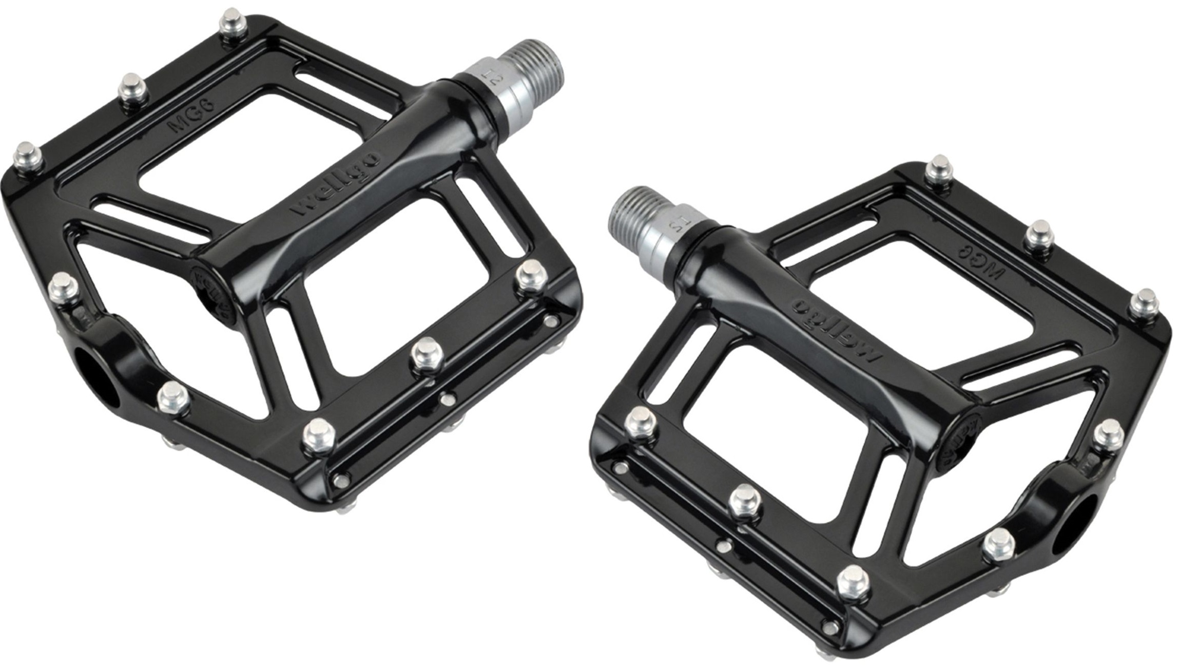 Wellgo MG6 AL Plattform- Pedale schwarz