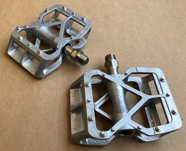 MKS Allways Pedale silber