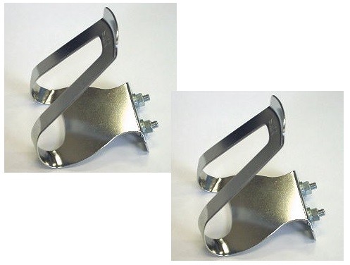 MKS Pedalhaken Half Clip verchromt