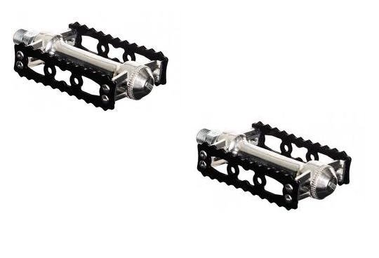 MKS Sylvan Touring Pedale silber/schwarz