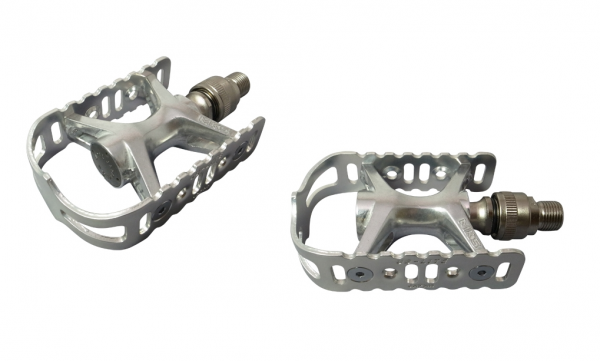 MKS UB-Lite Ezy Clip-On Touring Pedale silber