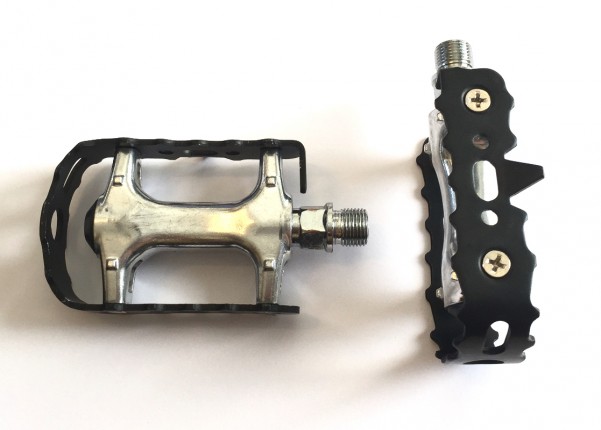 CNC Classic MTB Pedale silber/schwarz