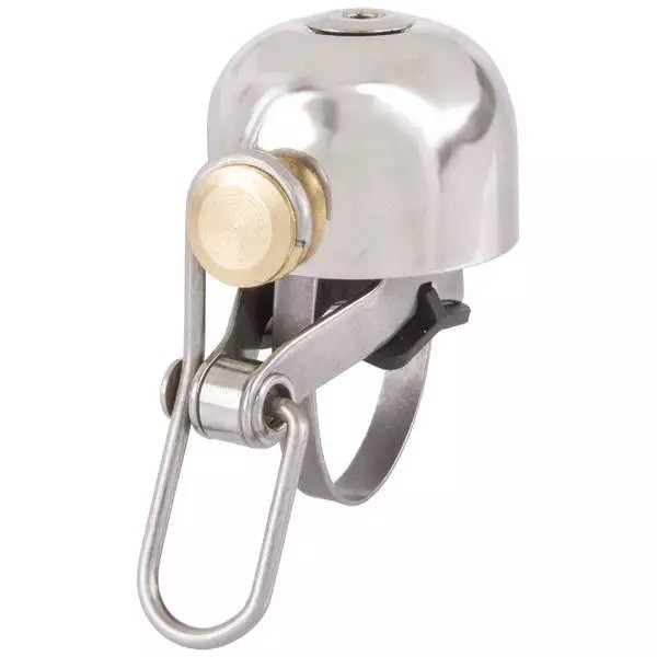 M-WAVE Bella C-Yell Mini-Fahrradglocke silber