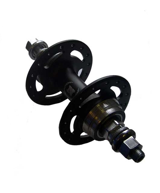 Novatec Bahnhinterradnabe Fix/Free matt-schwarz 36L