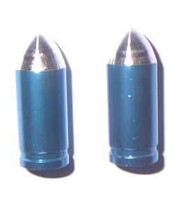 CNC Ventilkappen Patrone blau (2 Stück)