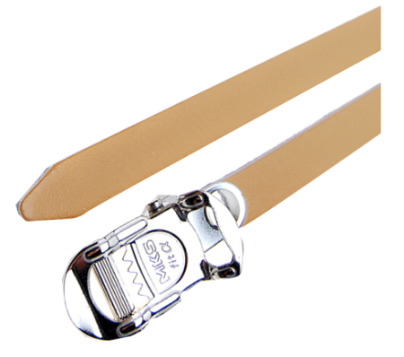 MKS Pedalriemen "Fit Alpha Spirits" Leder, braun