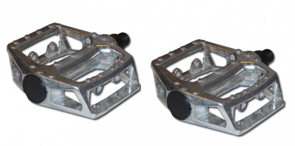 CNC Standard Plattformpedal für BMX silber (1/2" Gewinde)