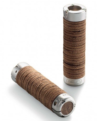 Brooks Plump Leder Griffe Lock On Paar braun