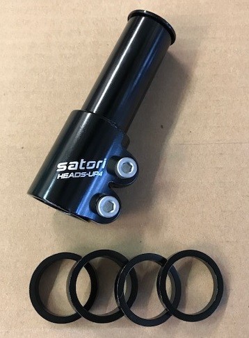Satori Höhen Adapter für Ahead Vorbau schwarz