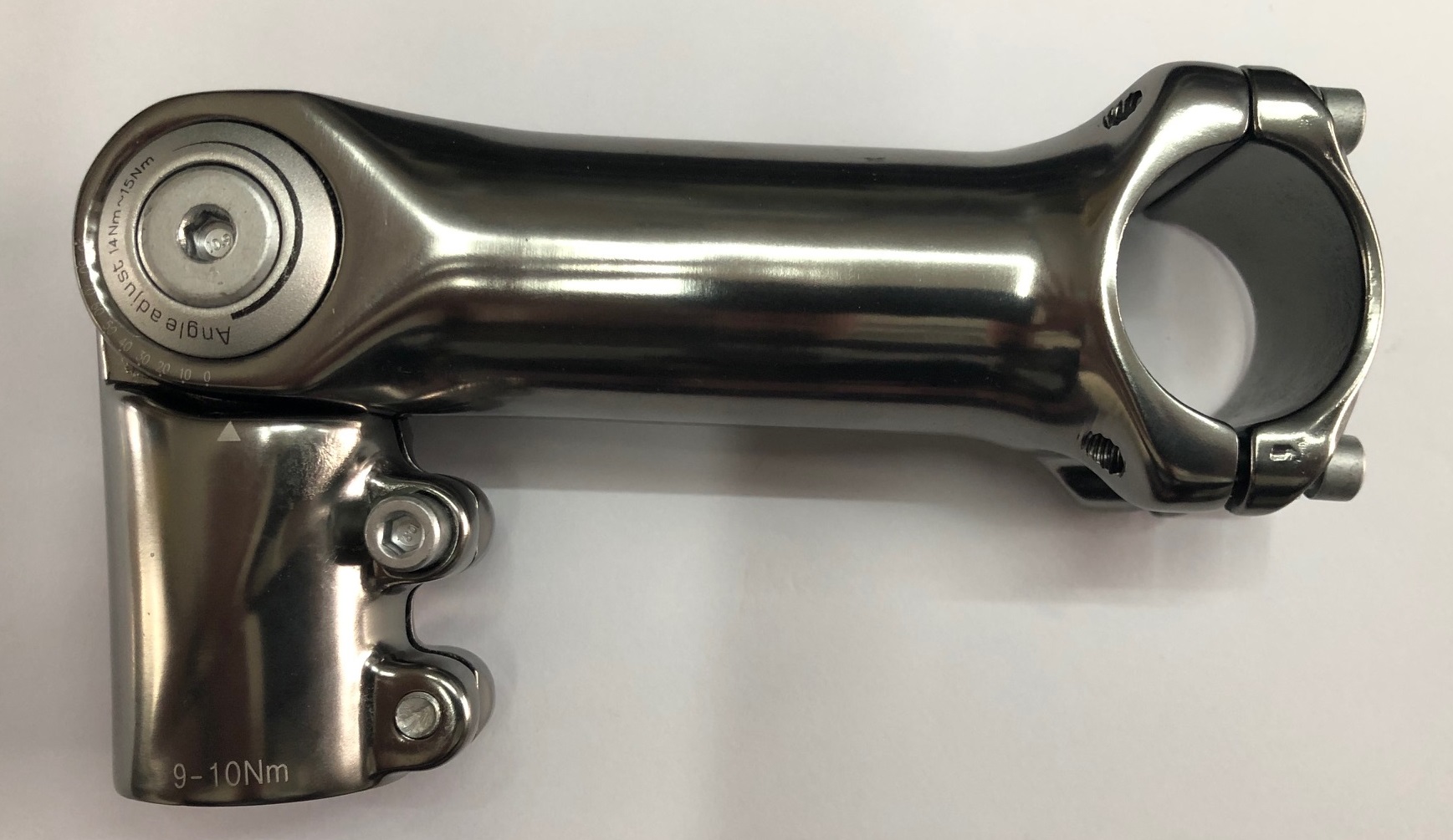 Satori UP2 Vorbau winkelverstellbar 31,8/115mm silbergrau