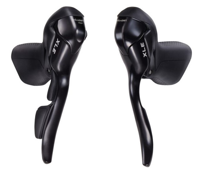 Microshift SB-M110 Rennrad Schalt/Bremshebelkombination 1x11-fach Set schwarz