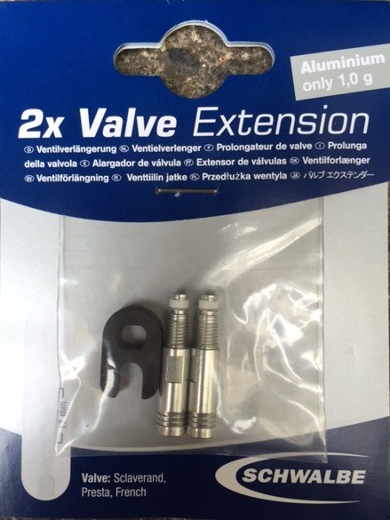 Schwalbe Ventilverlängerung 17mm 2 Stück