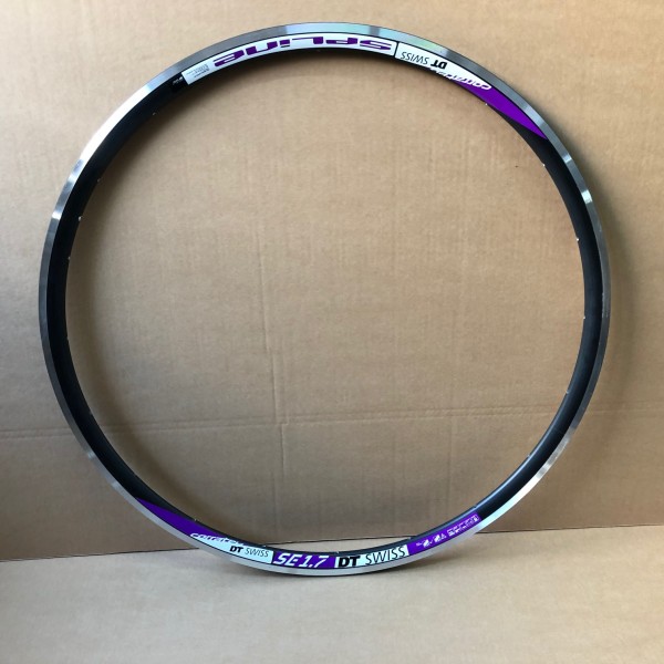 DT Swiss SE 1.7 Road Felge schwarz/lila 20L