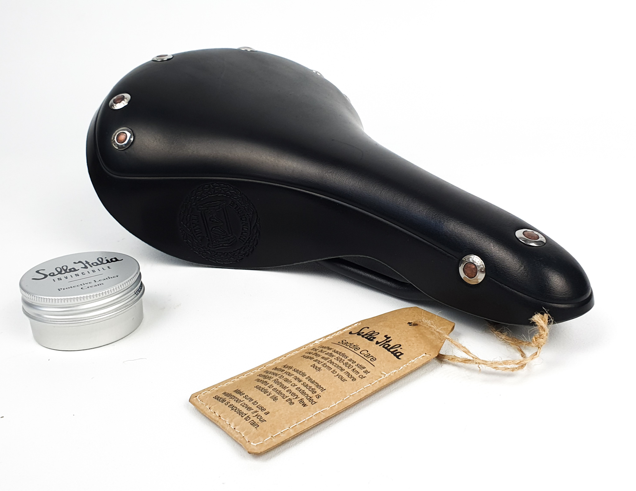 Selle Italia Epoca Ledersattel schwarz
