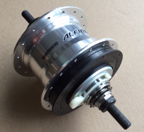 Shimano Alfine 11-Gang Getriebenabe SG-S7001-11 silber 32 Loch