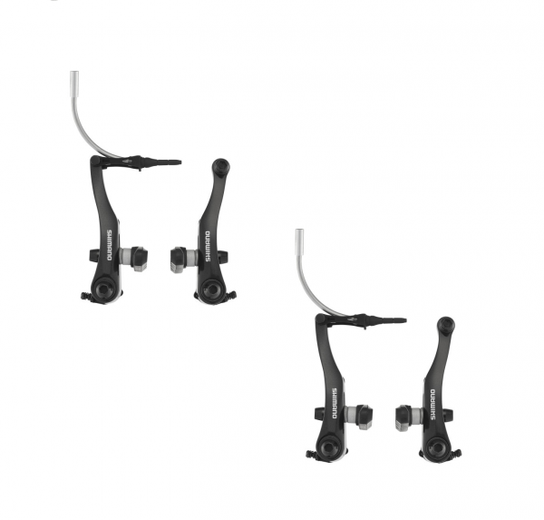 Shimano BR-R353 Road Mini V-Brake Satz V+H schwarz