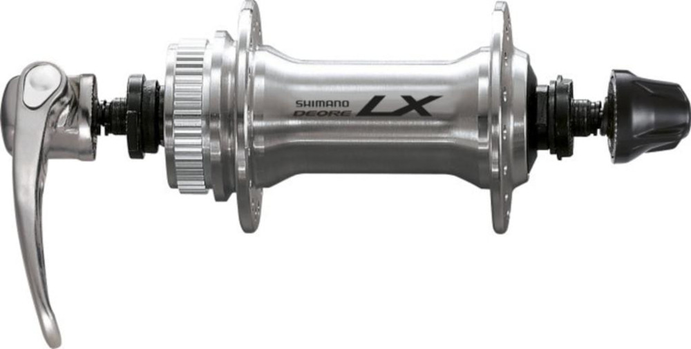 Shimano LX Centerlock Vorderradnabe HB-T675 36 Loch silber inkl. QR