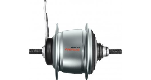 Shimano Nexus 8-Gang Getriebenabe mit Rücktritt SG-C6001-8C 32 Loch silber