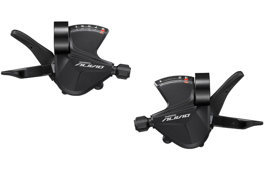 Shimano Alivio Shifterset SL-M3100 3x9-fach schwarz inkl. Zugset