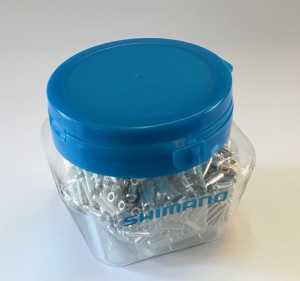 Shimano Zugendkappe silber 500er Dose