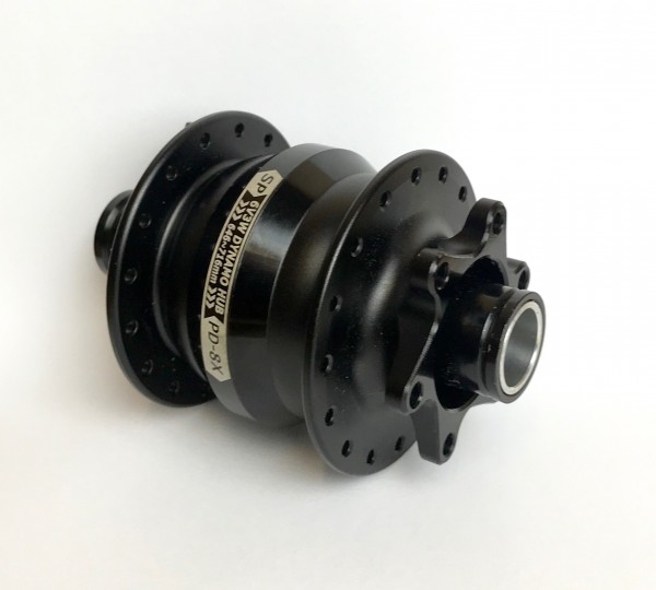 CNC X-Light PD-8X QR15 Disc-Nabendynamo 32L schwarz