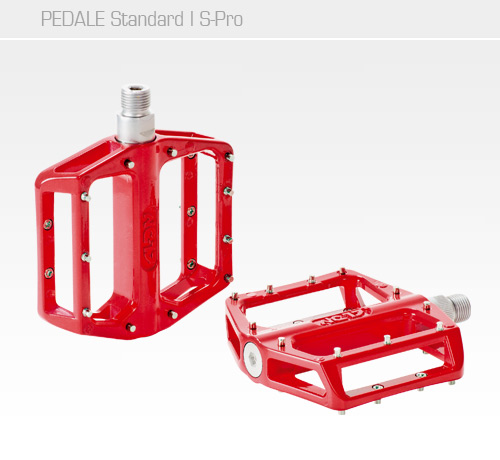 NC-17 Standard II Pro Pedale rot