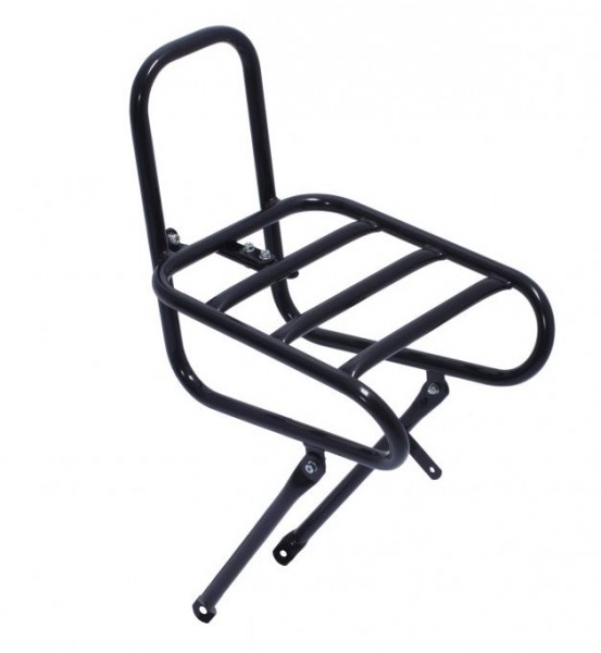 Steco Smooth Vorderradgepäckträger schwarz