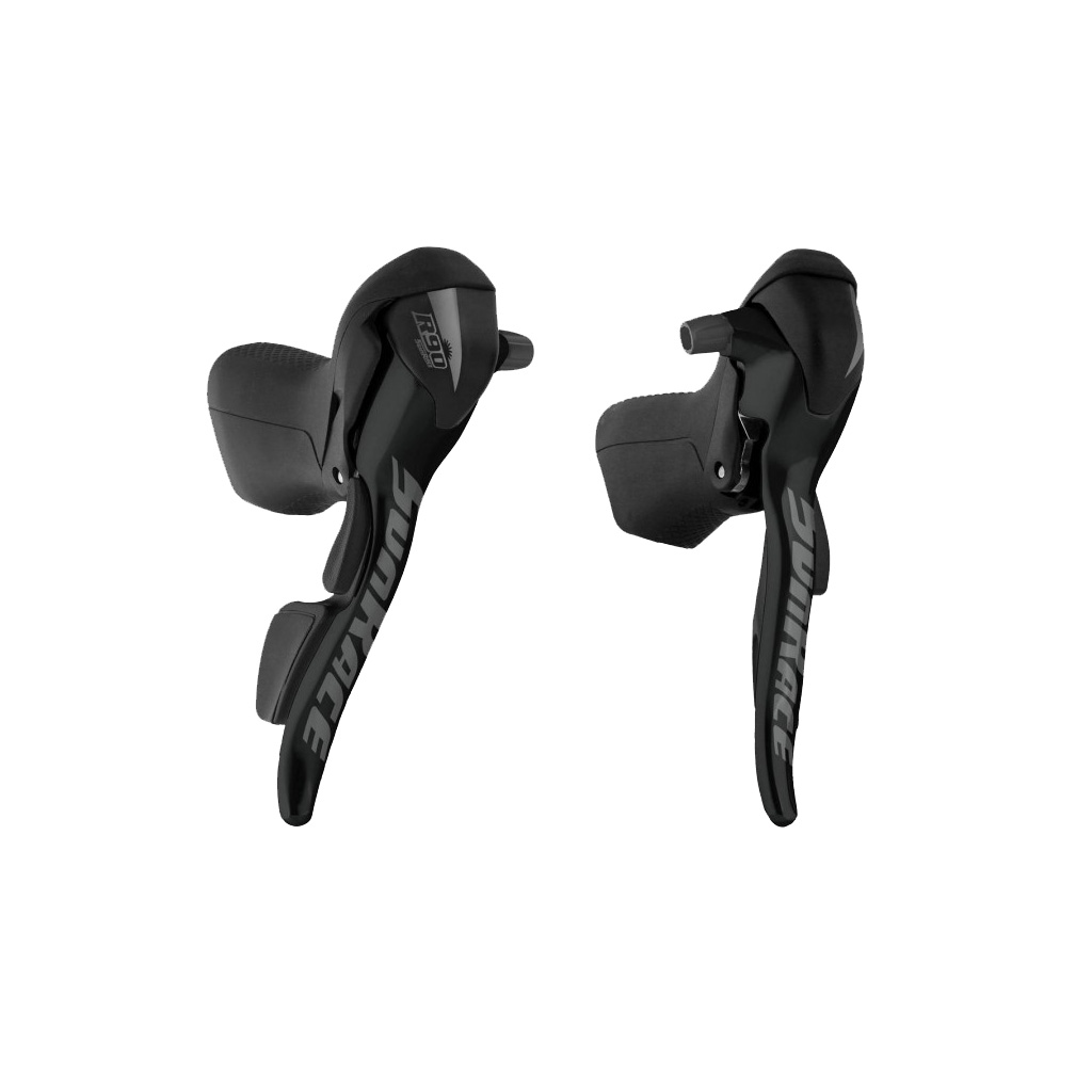 Sunrace STR91 Rennrad Schalt/Bremshebelkombination 2x9-fach Set schwarz