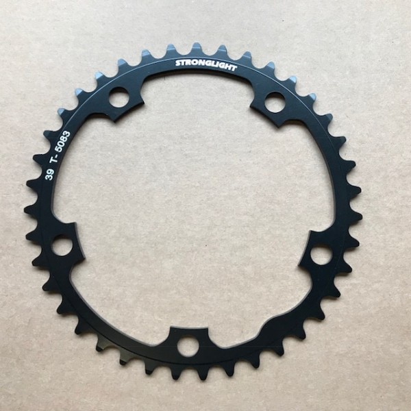 Stronglight Kettenblatt 38T Ø 130mm schwarz