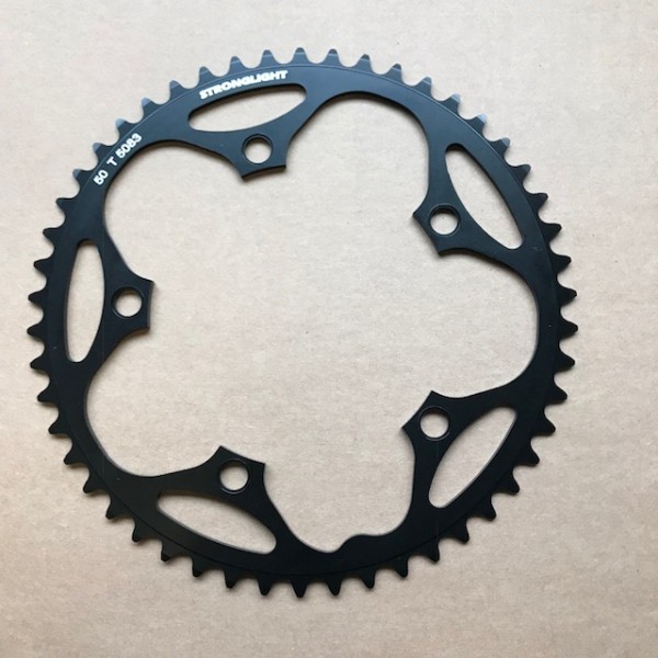 Stronglight Kettenblatt 50T Ø 130mm schwarz