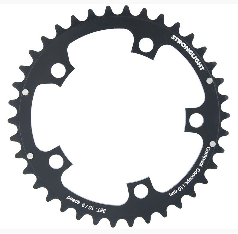 Stronglight Kettenblatt 42T Ø 110mm schwarz