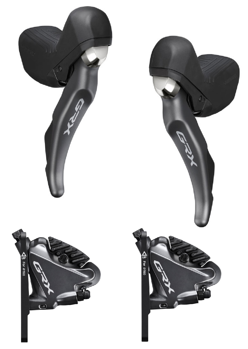 Shimano Disc-Brakeset GRX ST-RX810/BR-RX810 1x11-fach 1000/1700 mm