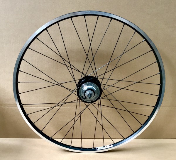 28" Hinterrad Sturmey Archer RX-RK5 5-Gang Disc/Zac 19 schwarz inkl. Drehgriff/Zubehör