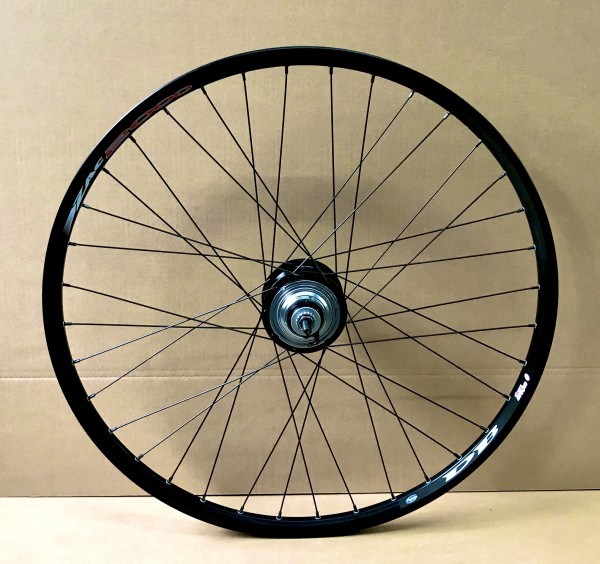 28" Hinterrad Sturmey Archer RX-RK5 5-Gang Disc/Zac 2000 Disc schwarz inkl. Drehgriff/Zubehör