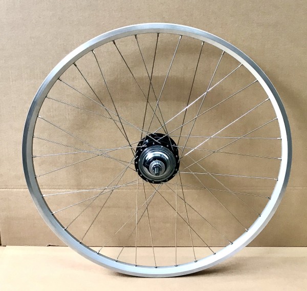 28" Hinterrad Sturmey Archer RX-RK5 5-Gang Disc/Zac 2000 silber inkl. Drehgriff/Zubehör