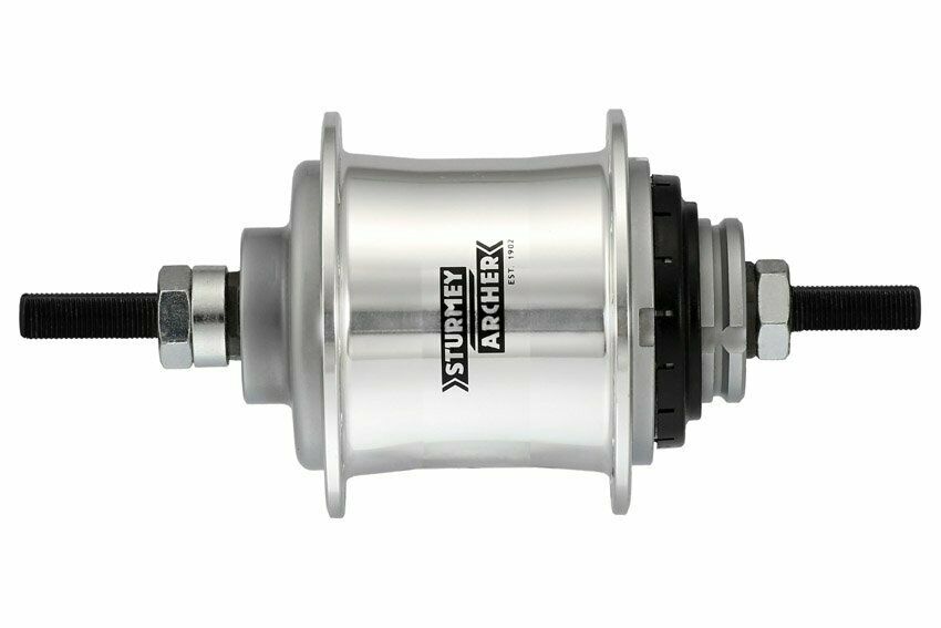 Sturmey Archer A2F Automatik 2-Gang Getriebenabe Freilauf 36L silber