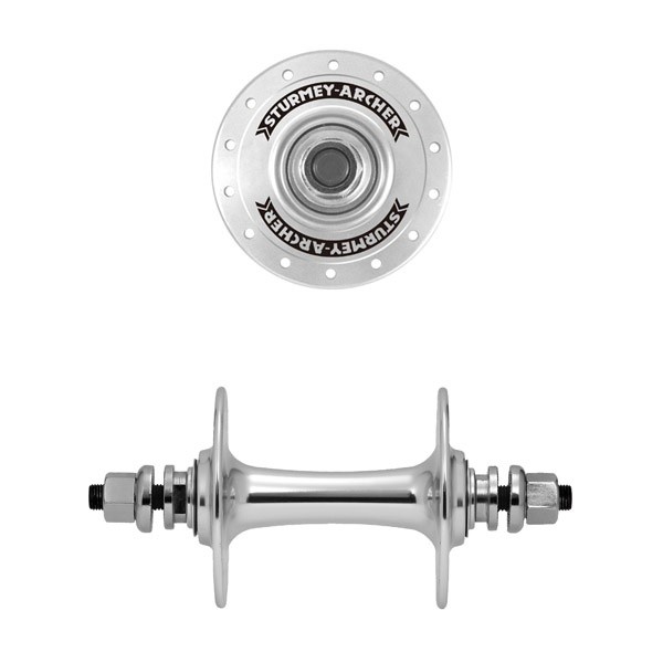 Sturmey Archer HBT30 Vorderradnabe 36 Loch silber