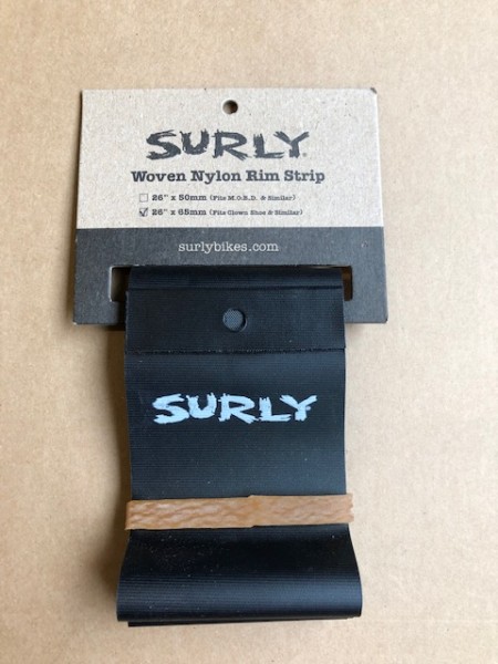 Surly Clown Shoe Felgenband 65x559 Fatbike schwarz